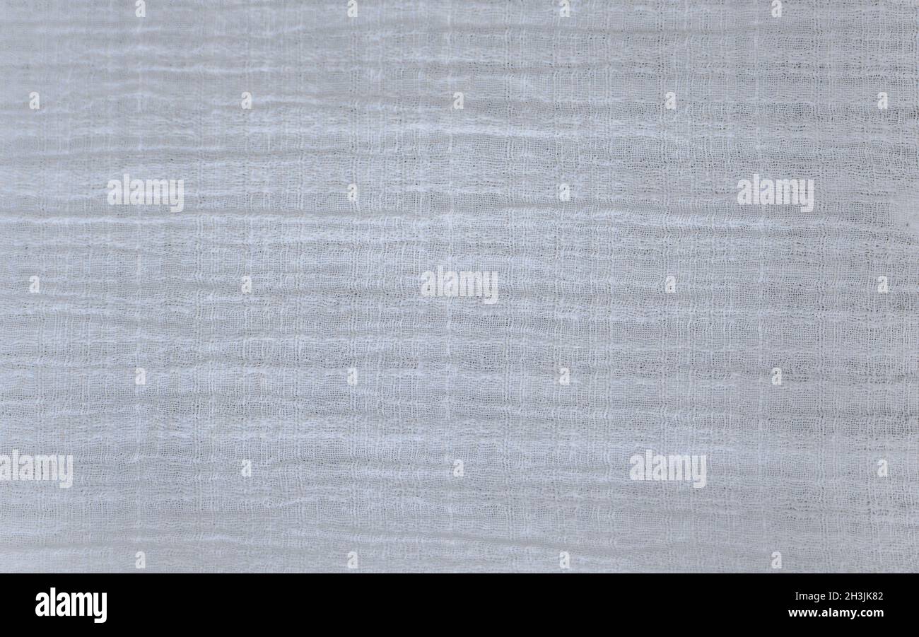 White fabric texture background Stock Photo