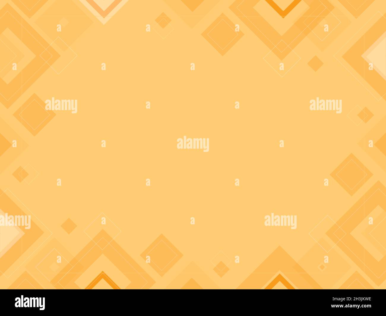 Abstract geometric orange background made from squares and triangles, shape pattern, template with copy space, modern layout, vector Stock Vector