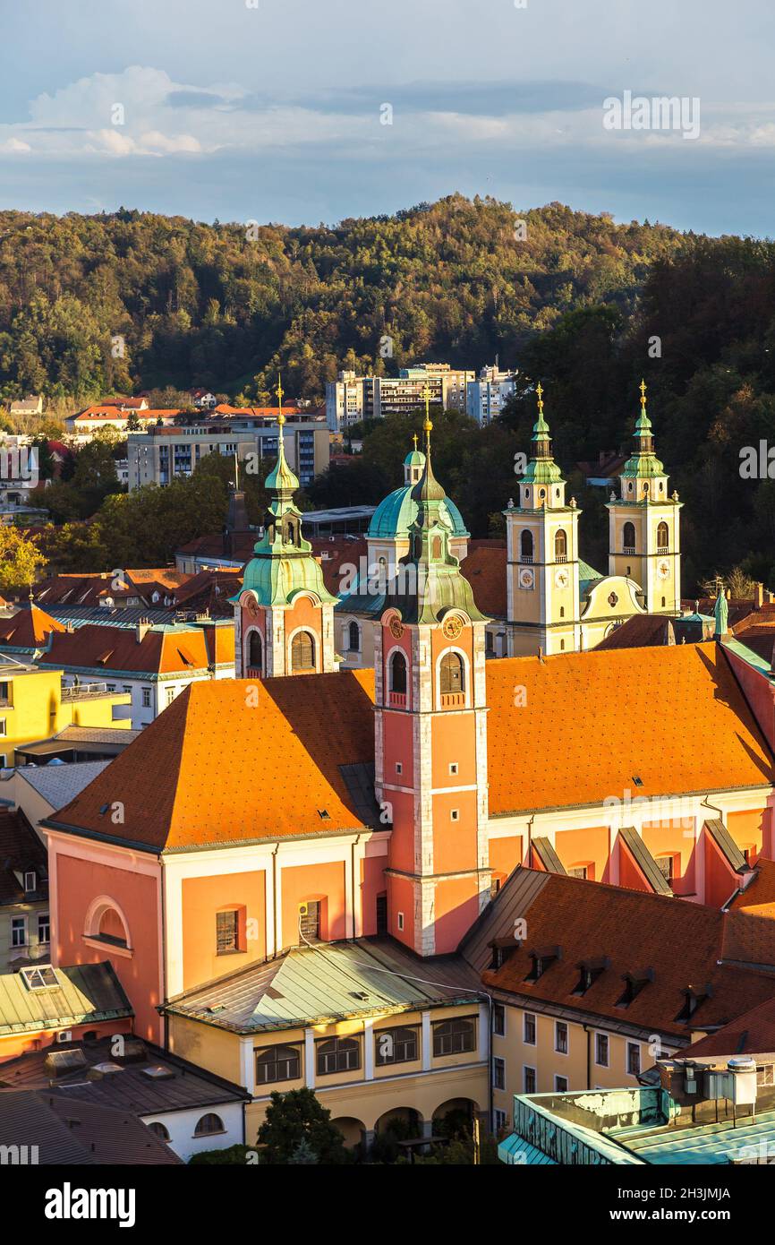 Aerial view of ljubljana hi-res stock photography and images - Alamy