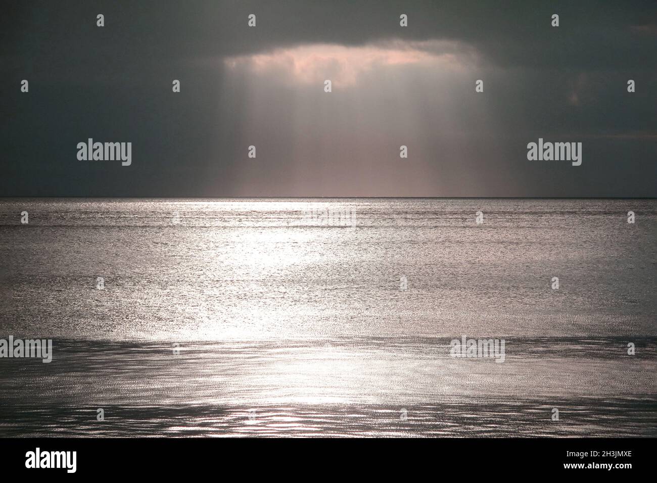 Fascinating sunlight during sunrise on Belmar Beach, New Jersey Stock Photo  - Alamy