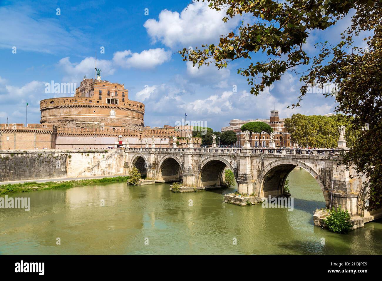 Castel Sant Angelo in Rome Stock Photo