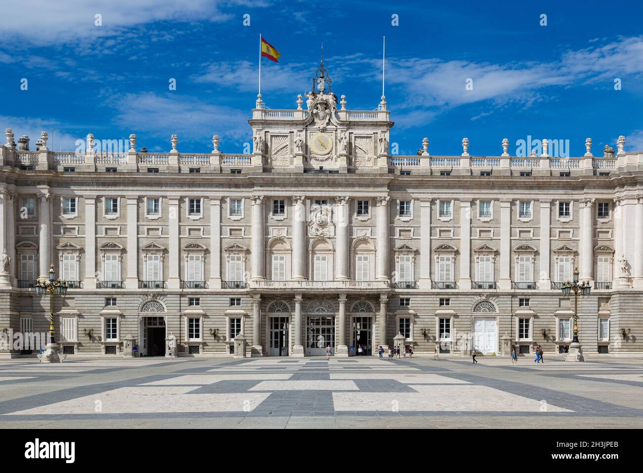Royal Palace in Madrid, Spain Stock Photo