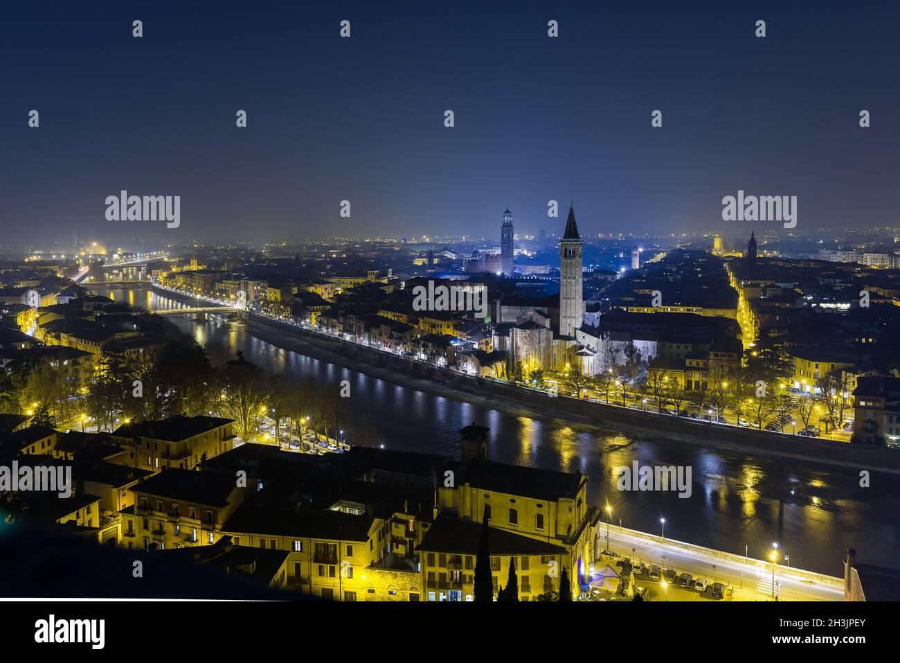 The old town of Verona Stock Photo - Alamy