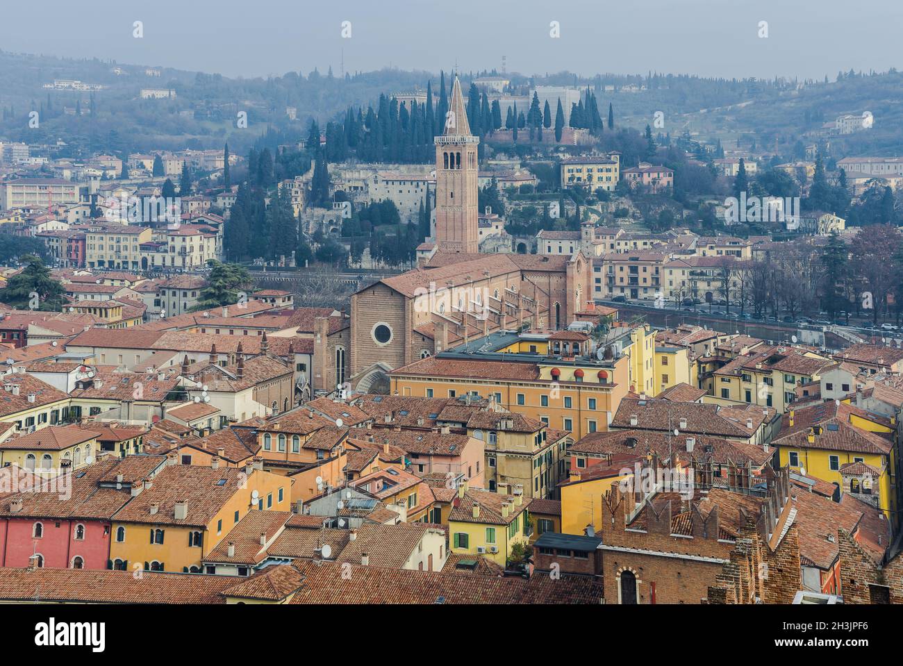 The old town of Verona Stock Photo - Alamy