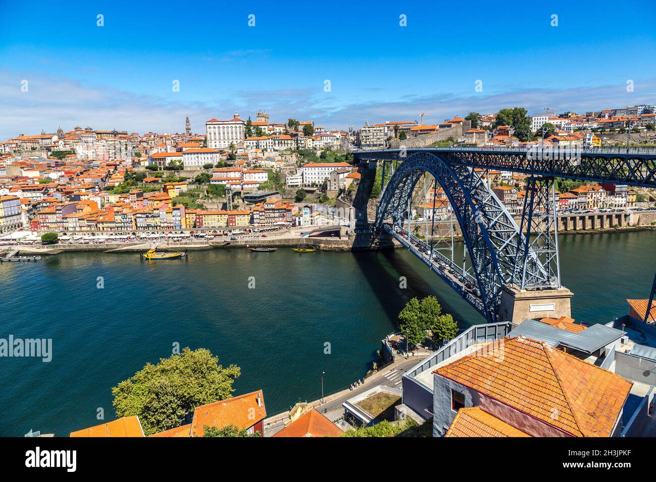 Dom Luis I bridge in Porto Stock Photo