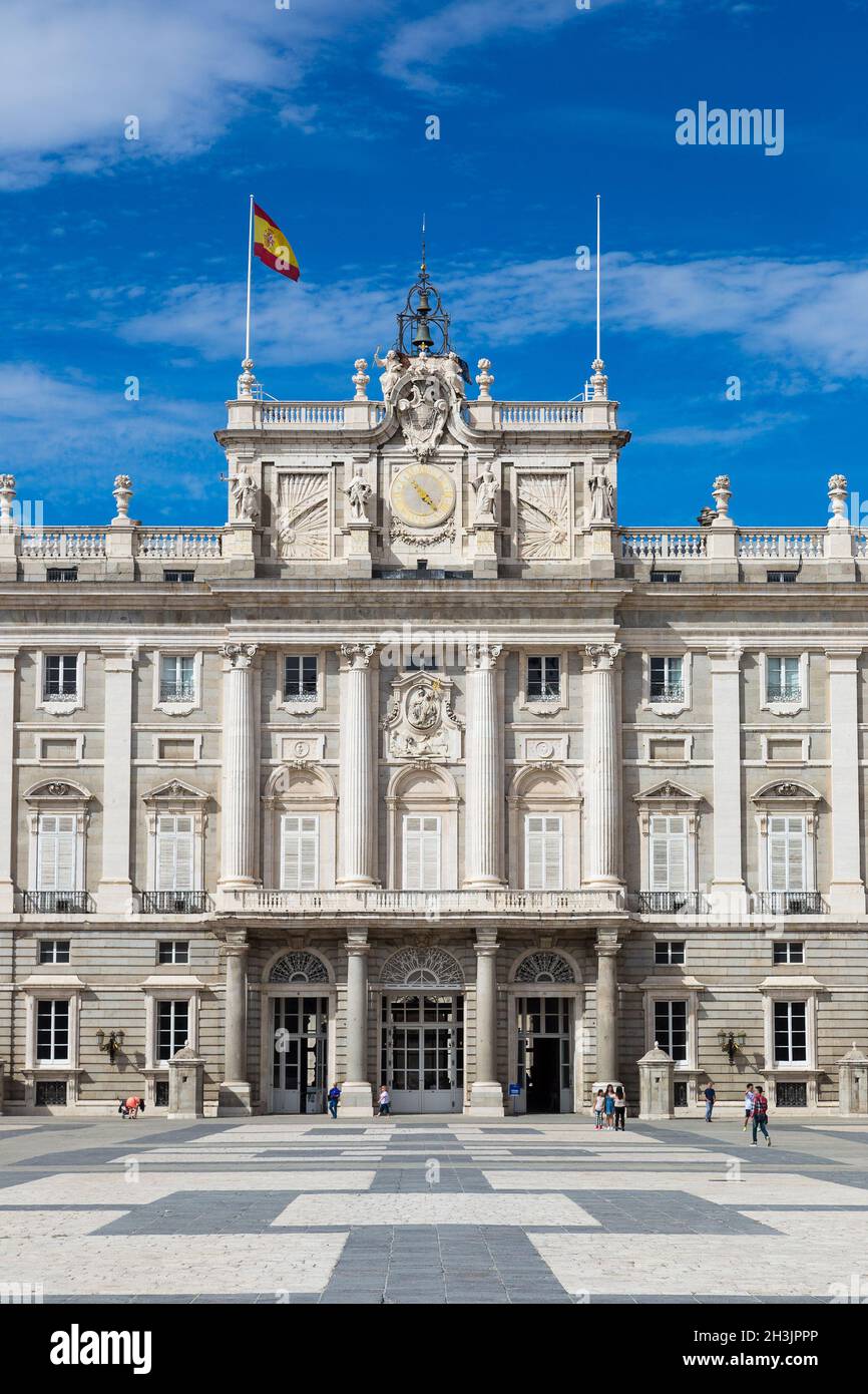 Royal Palace in Madrid, Spain Stock Photo