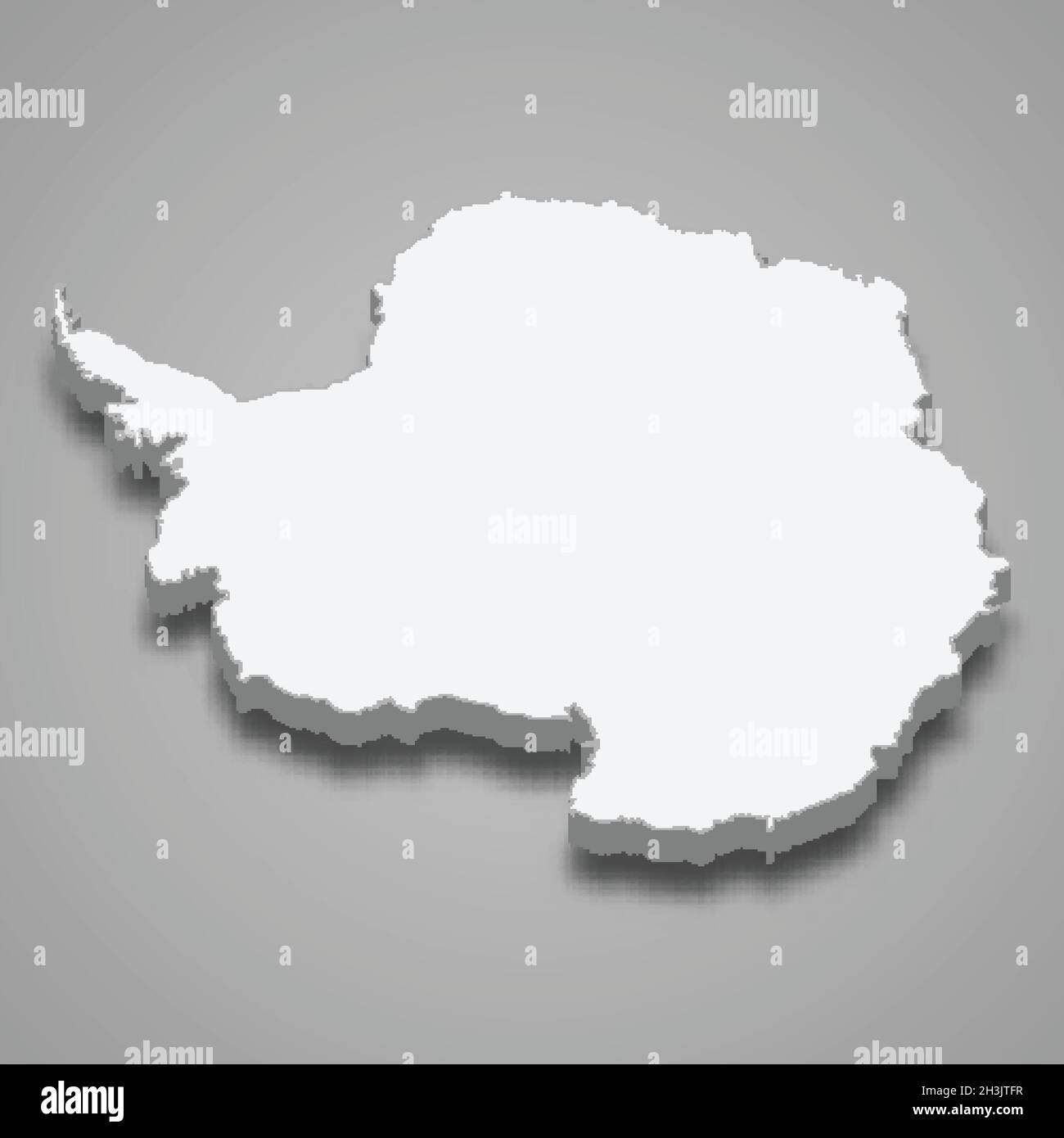 antarctica map black and white clipart