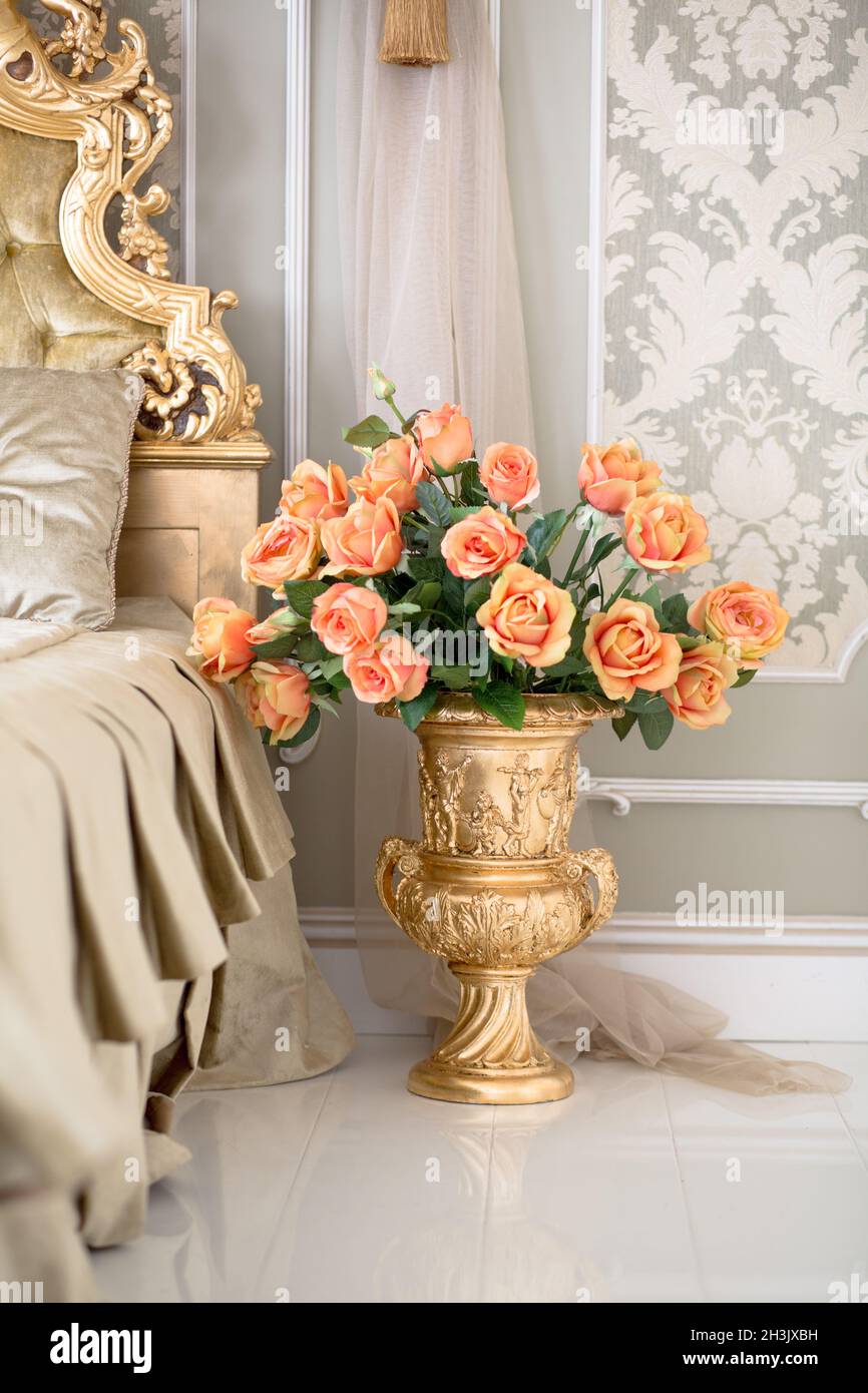 Flowers in royal apartments Stock Photo Alamy