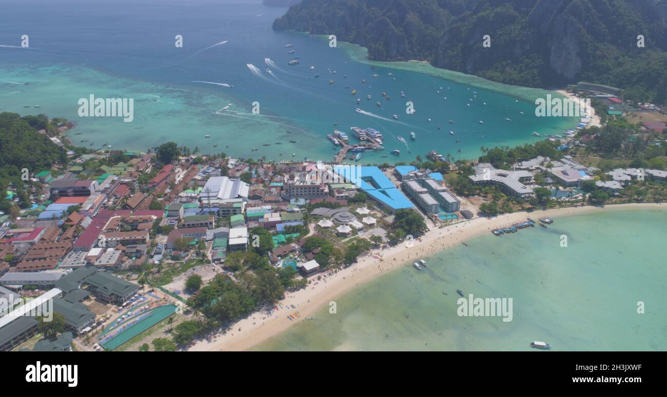 Drone tourism tropical island beach hi-res stock photography and images ...
