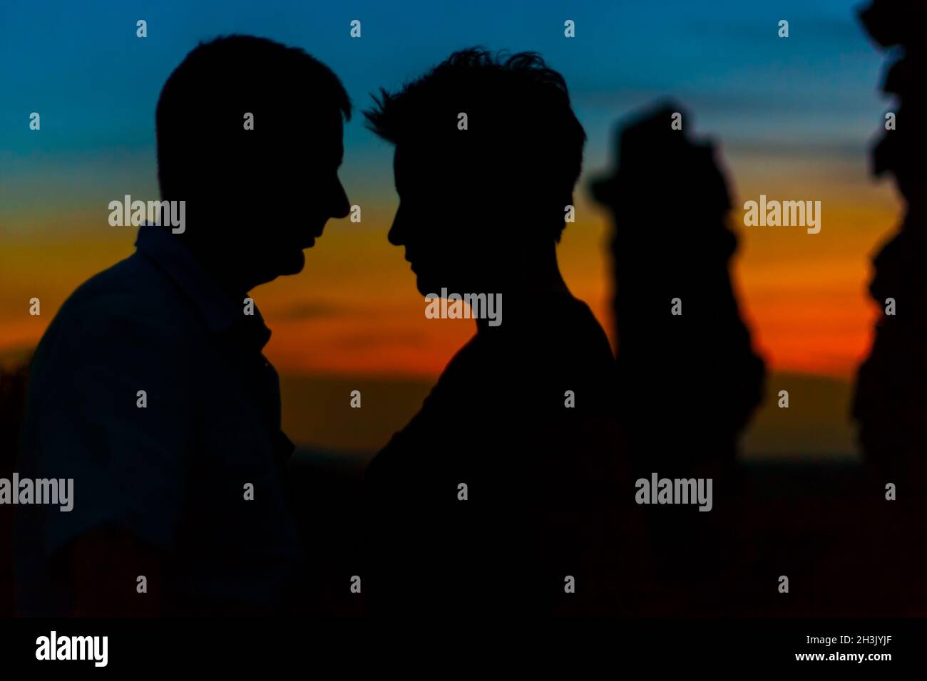 Kopf mann silhouette hi-res stock photography and images - Alamy