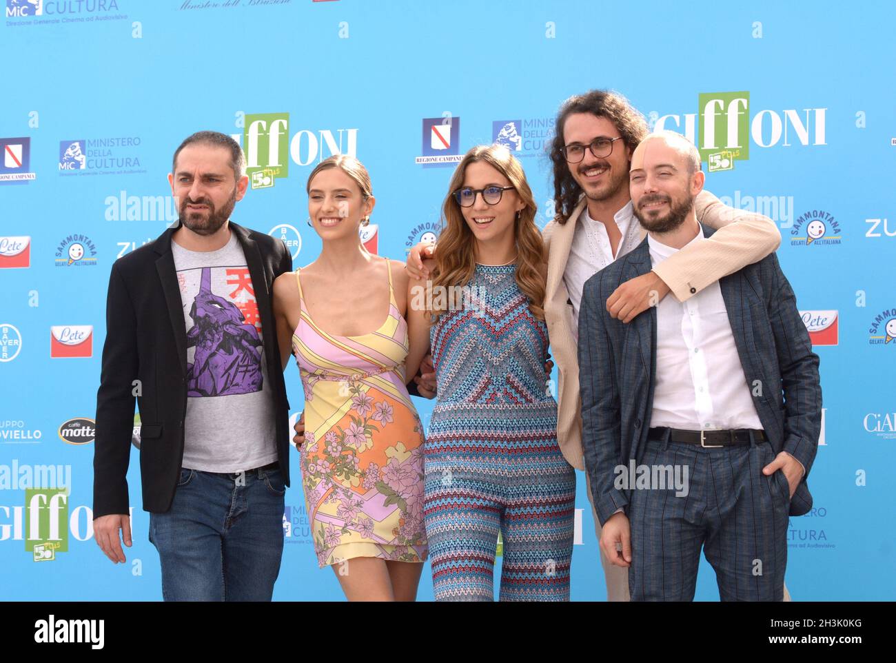 GIFFONI VALLE PIANA,ITALY July 28,2021 Alfredo Felco,Claudia Napolitano,Aurora Leone,Simone GIFFONI VALLE PIANA,ITALY July 28,2021 Alfredo Felco,Claudia Napolitano,Aurora Leone,Simone