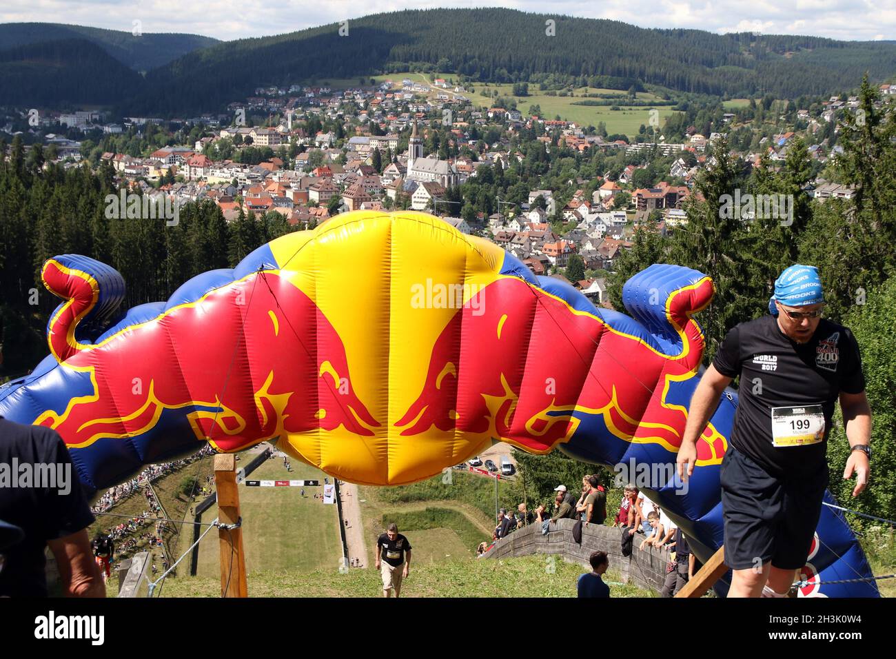 Red Bull 400 - World Championship 2017 Titisee-Neustadt Stock Photo