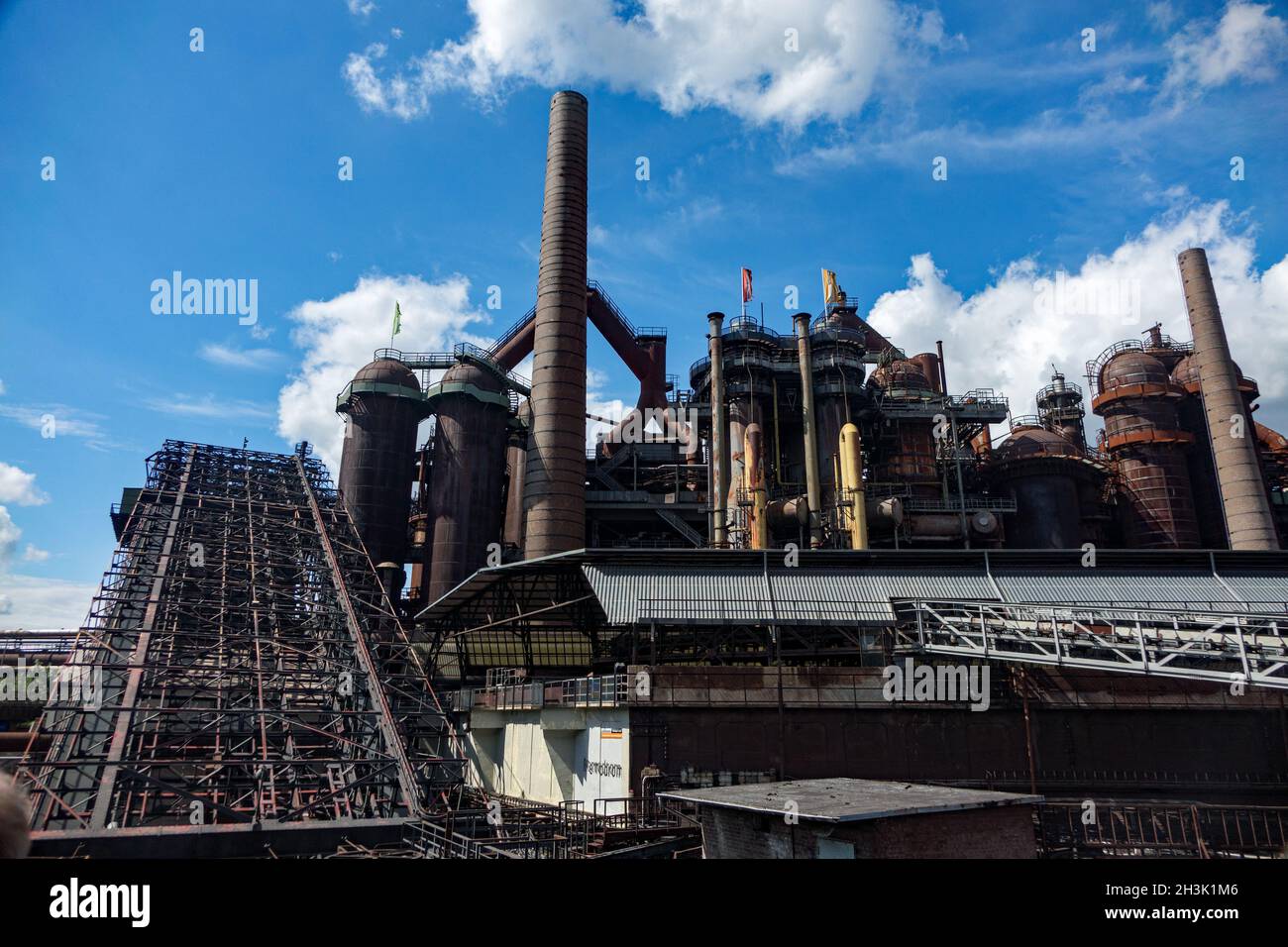 Ironworks in voelklingen Stock Photo