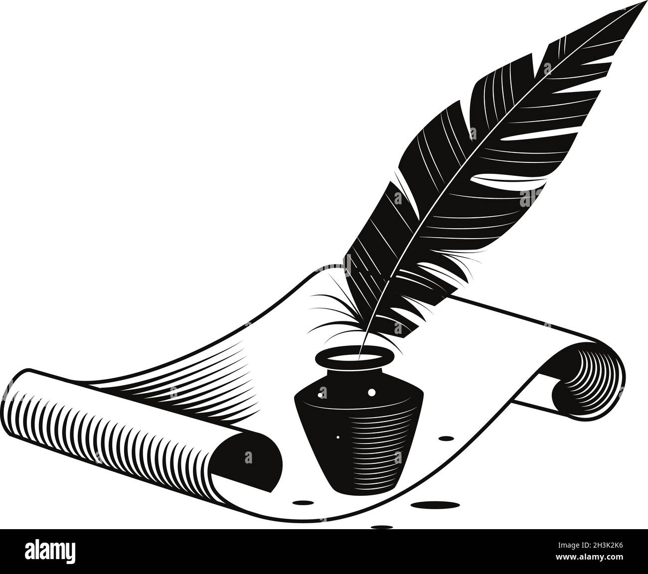 Black & White Quill Feather Mix by Creatology™