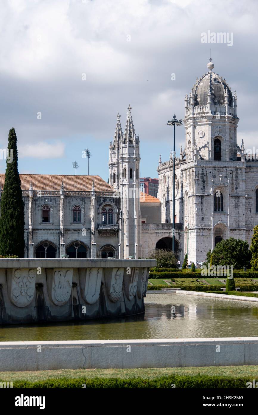 Lisbon, Portugal. Jerónimos Monastery Stock Photo