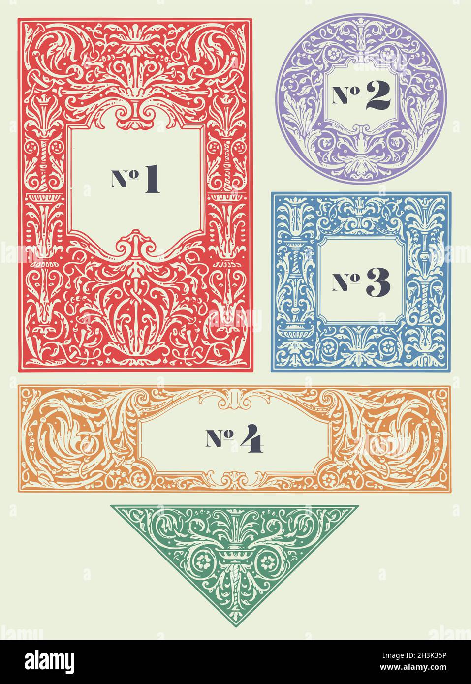 Decorative Border Engraving High Resolution Stock Photography And Images Alamy