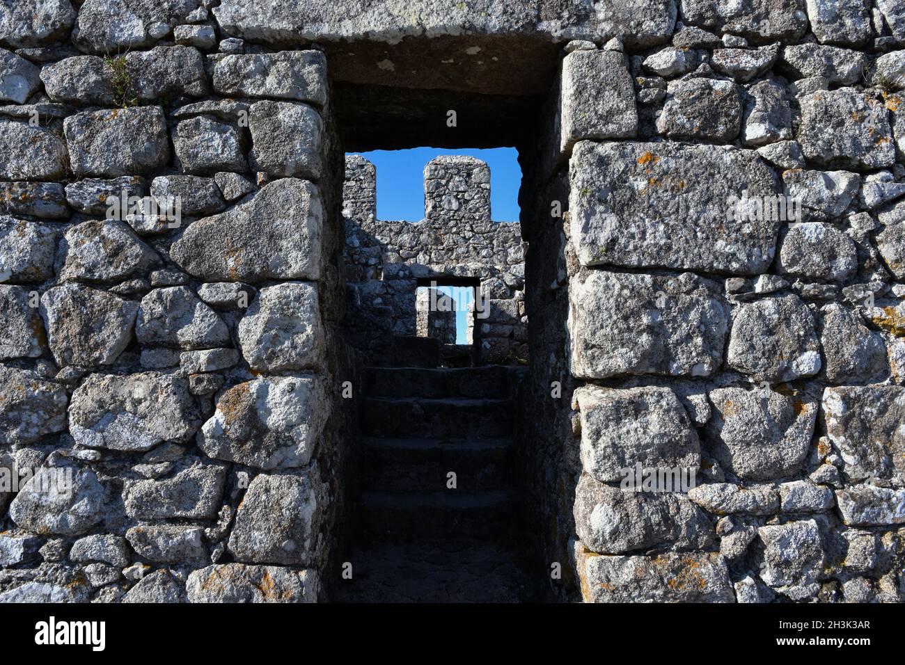 Stone fence in Sintra-Cascais Natural Park Colares Portugal Stock Photo -  Alamy