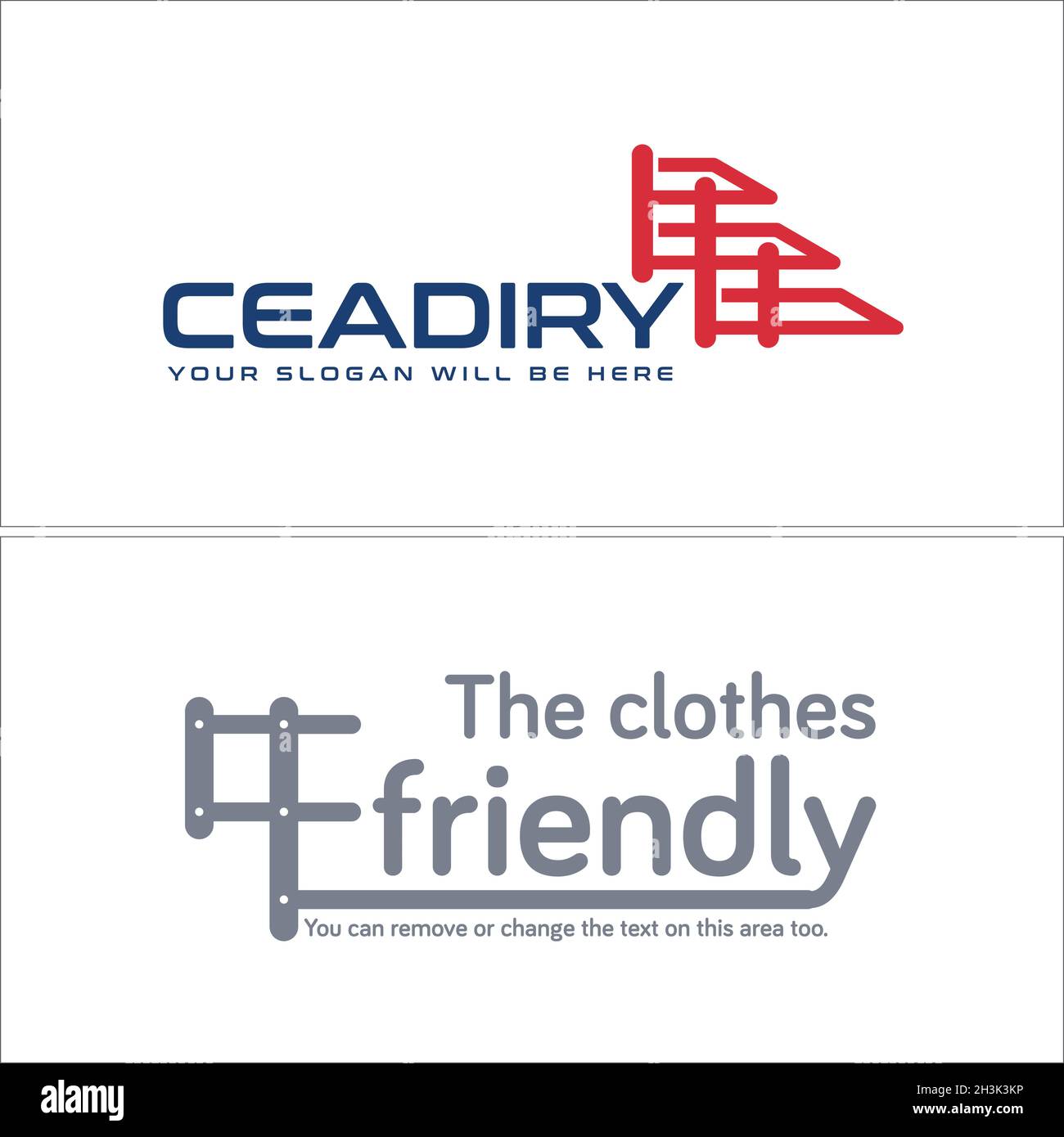 Letter F business branding clothes logo design Stock Vector