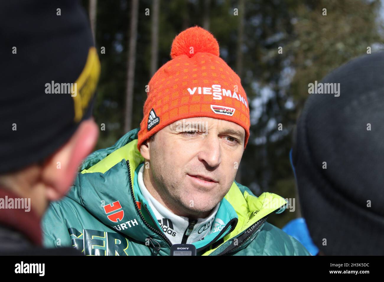 FIS World Cup Ski Jumping 17-18, Neustadt, Qualification Stock Photo