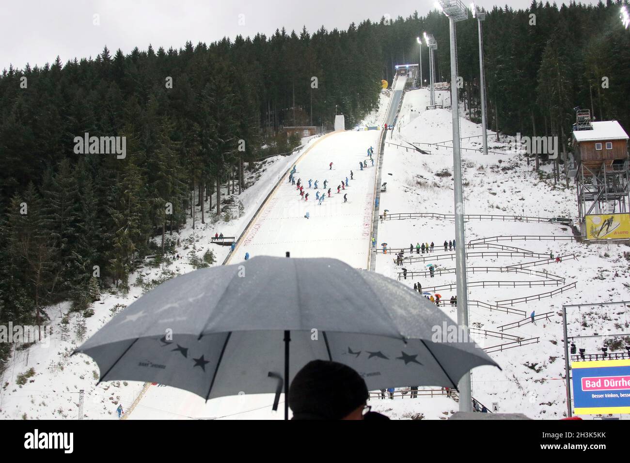 FIS World Cup Ski Jumping 17-18, Neustadt, individual competition Stock Photo