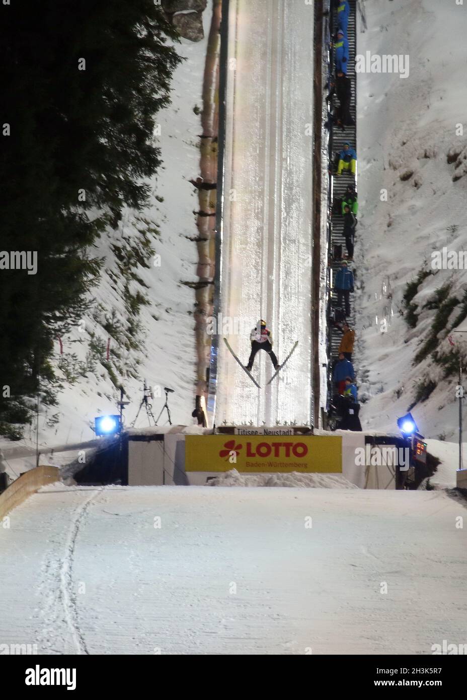 FIS World Cup Ski Jumping 17-18, Neustadt, individual competition Stock Photo