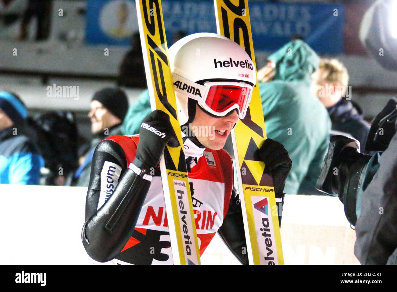 FIS World Cup Ski Jumping 17-18, Neustadt, individual competition Stock Photo