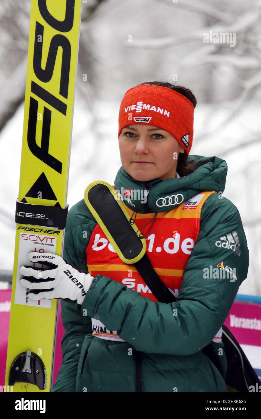 FIS World Cup Ski Jumping Women Team Competition Stock Photo Alamy