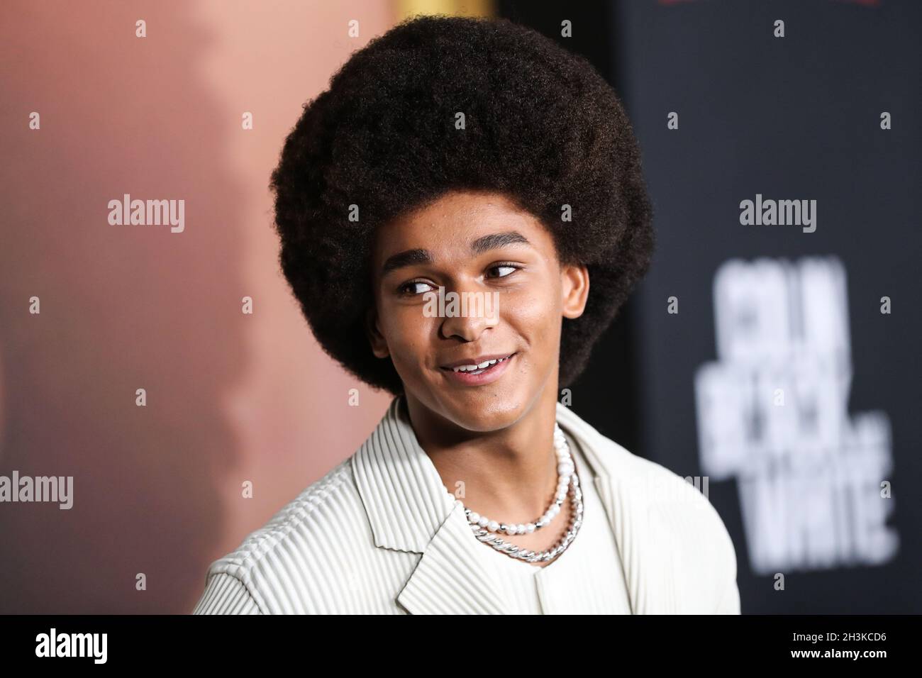 LOS ANGELES, CALIFORNIA, USA - OCTOBER 28: Actor Jaden Michael arrives ...