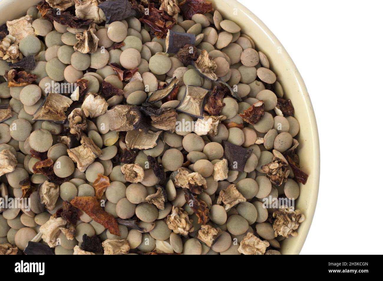 Dried Legumes Soup Mix in a bowl, close up Stock Photo Alamy