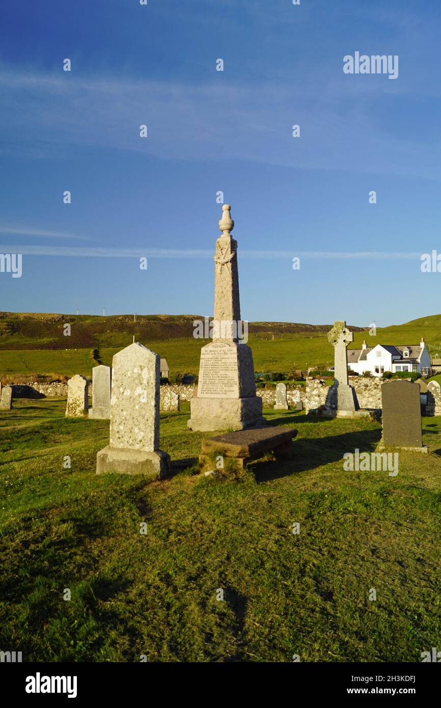 Kilmuir Cemetery, Flora MacDonald's Grave Stock Photo Alamy