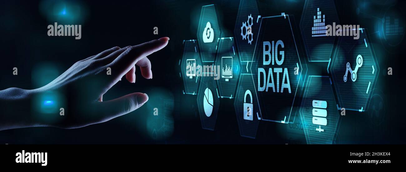 Big Data Science concept analysis analytics technology internet concept. Stock Photo
