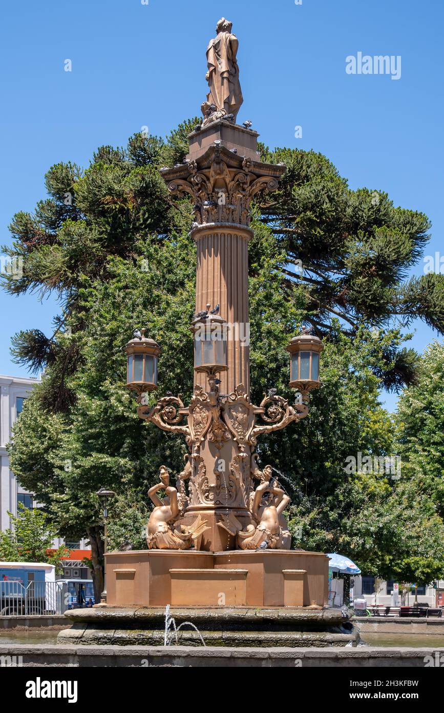 Beautiful monument in Concepcion, Chile Stock Photo