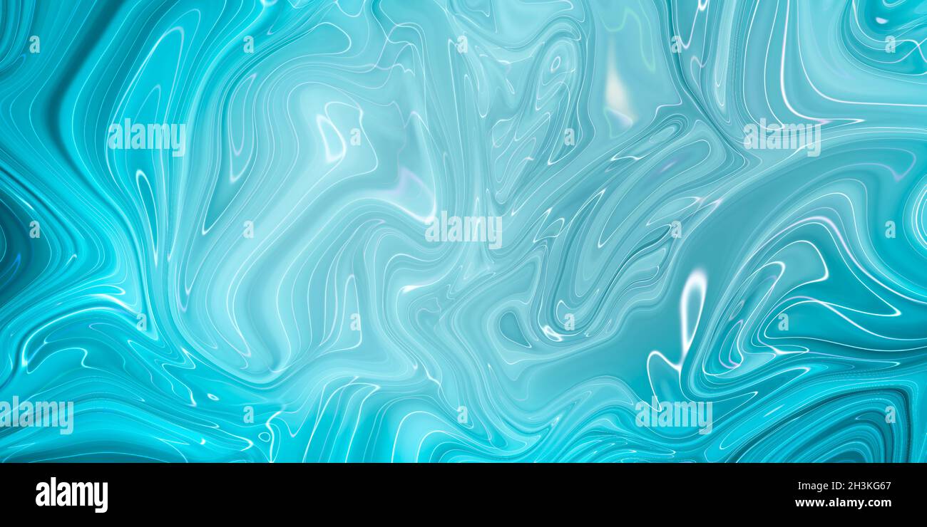 Marbled blue abstract background. Liquid marble pattern Stock Photo - Alamy