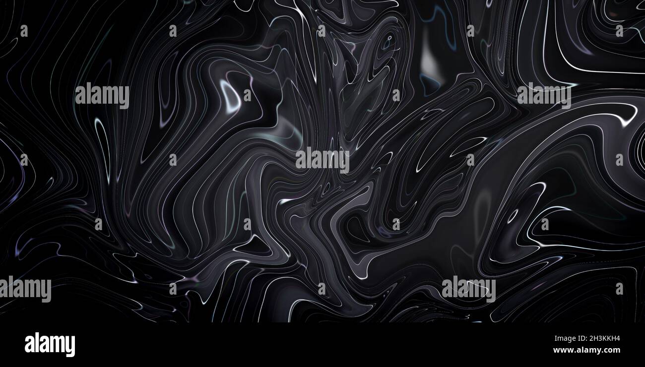 Black Marble ink texture acrylic painted waves texture background ...