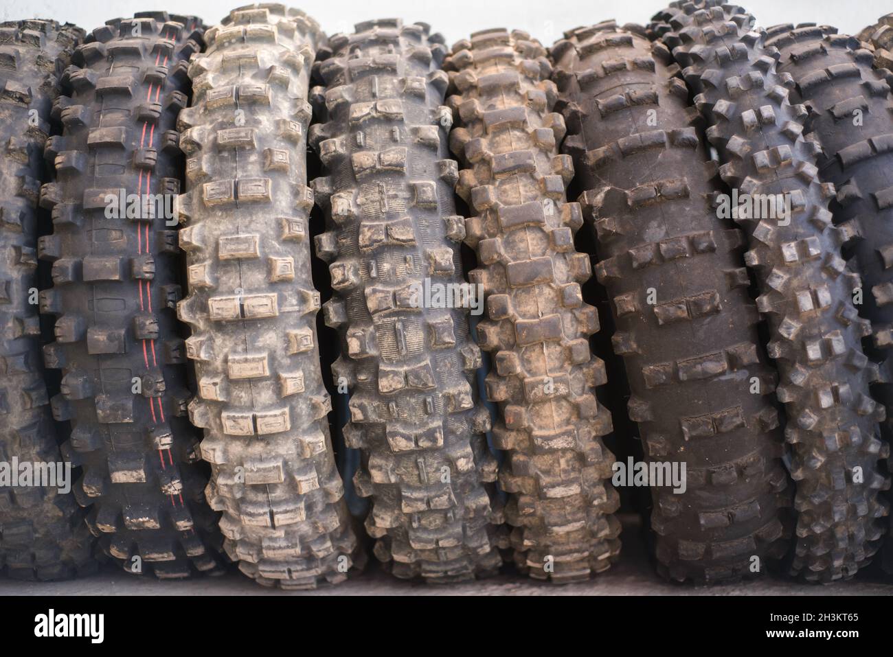 Motocross bike tyre closeup hi-res stock photography and images - Alamy