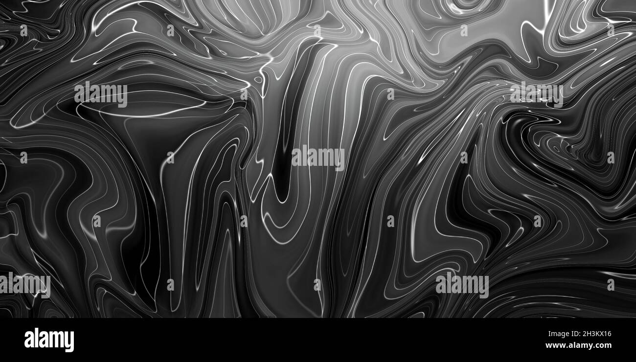 Black Marble ink texture acrylic painted waves texture background ...
