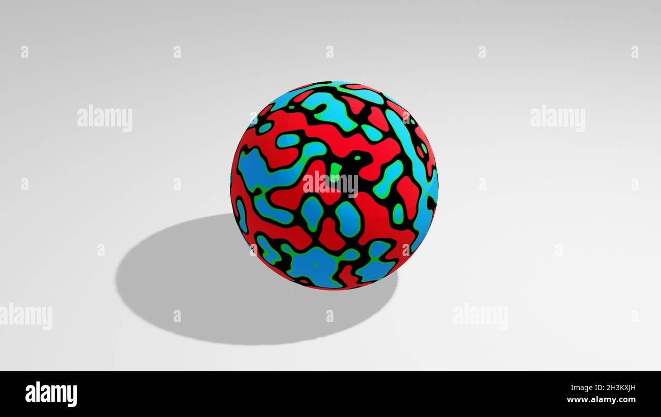 Colorful ball isolated on white background Stock Photo - Alamy