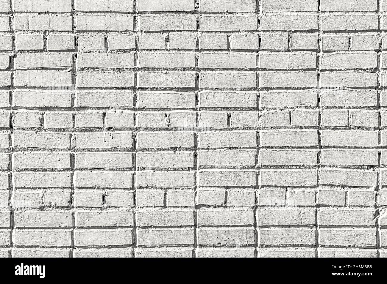 Wall texture from white bricks. Abstract background for design. Stock Photo