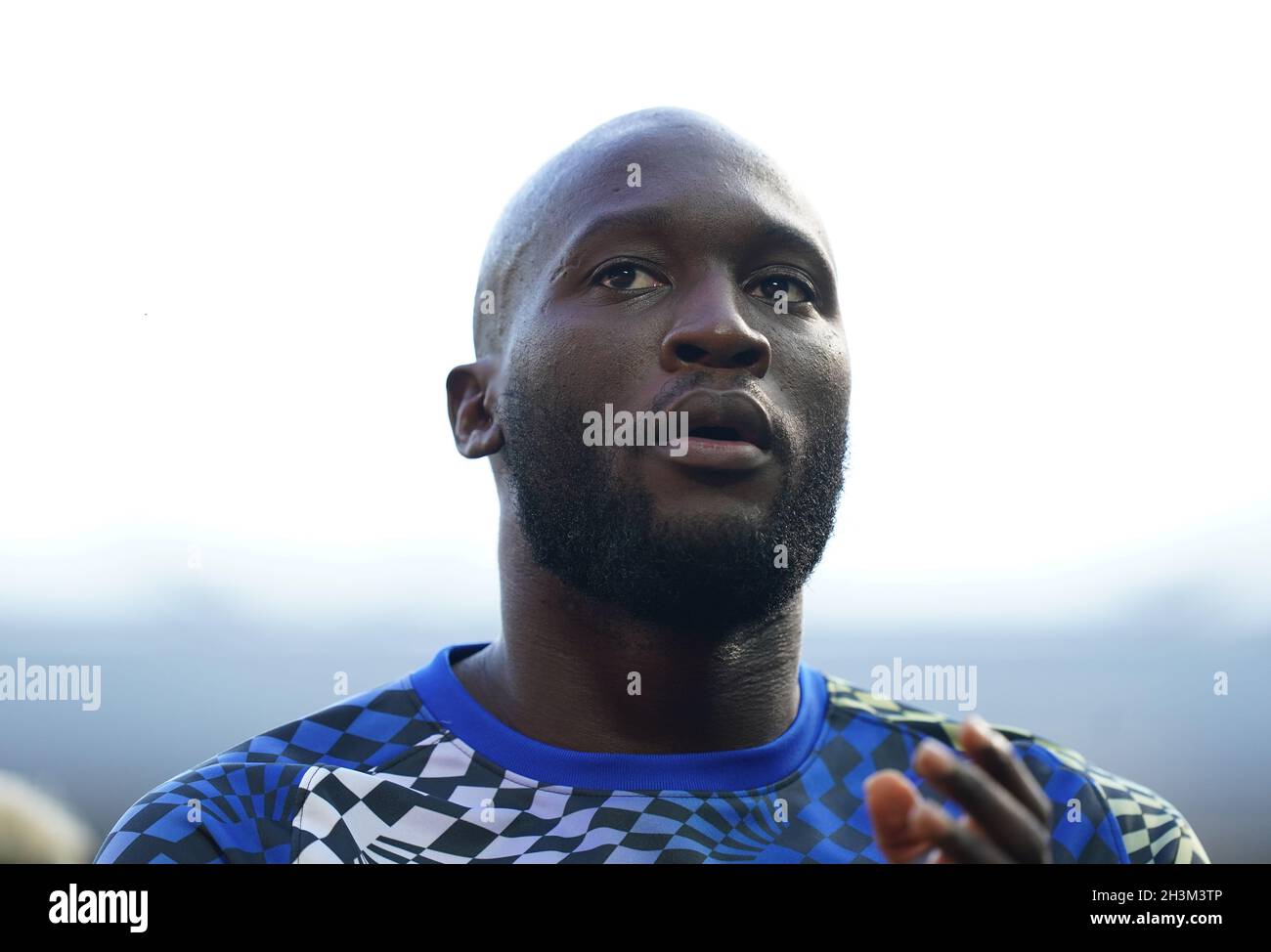 File photo dated 28-08-2021 of Chelsea's Romelu Lukaku warms up on the pitch before the Premier League match at Anfield, Liverpool. Thomas Tuchel is hoping to have Timo Werner and Romelu Lukaku back from injury after the international break - but the Chelsea boss has revealed Mateo Kovacic is the latest of his players to be sidelined. Issue date: Friday October 29, 2021. Stock Photo