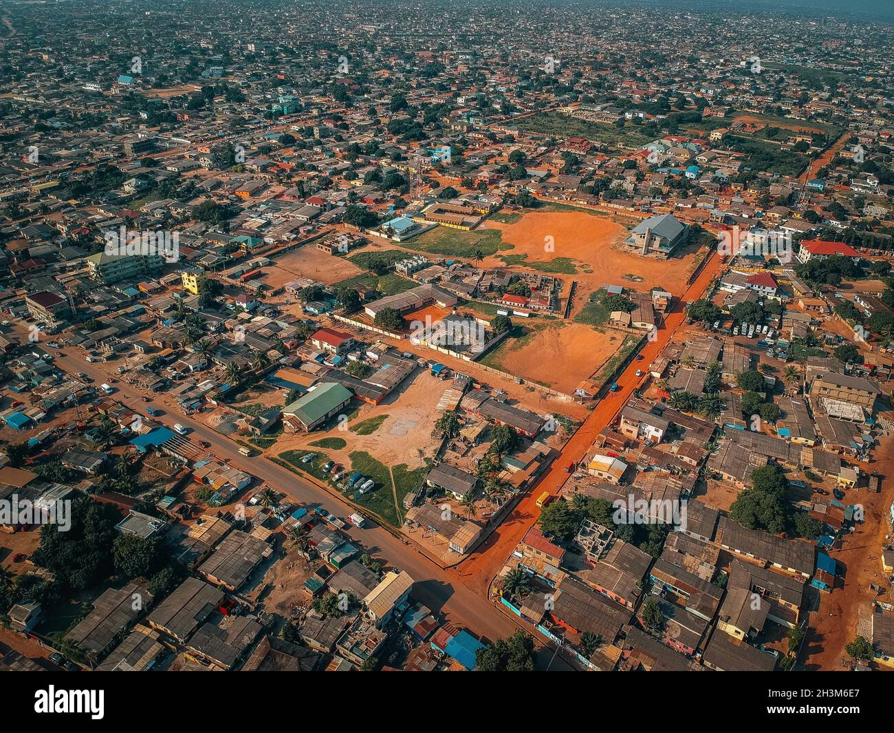 Ghana accra aerial night hi-res stock photography and images - Alamy