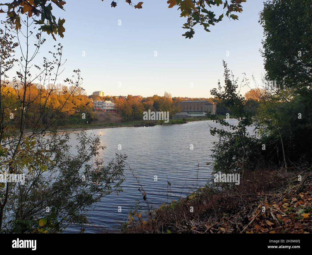 Spaziergang in Mülheim an der Ruhr Stock Photo