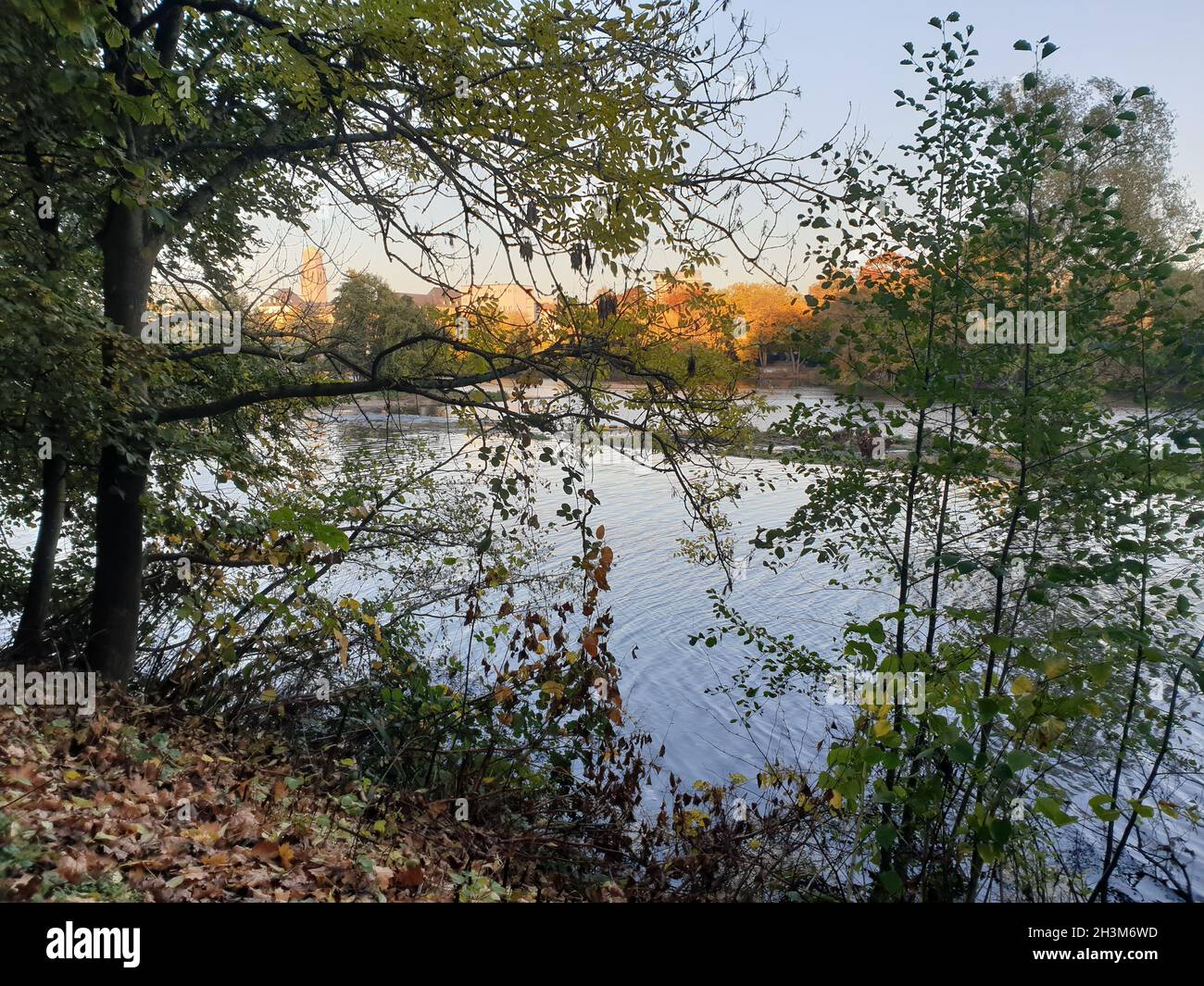 Spaziergang in Mülheim an der Ruhr Stock Photo