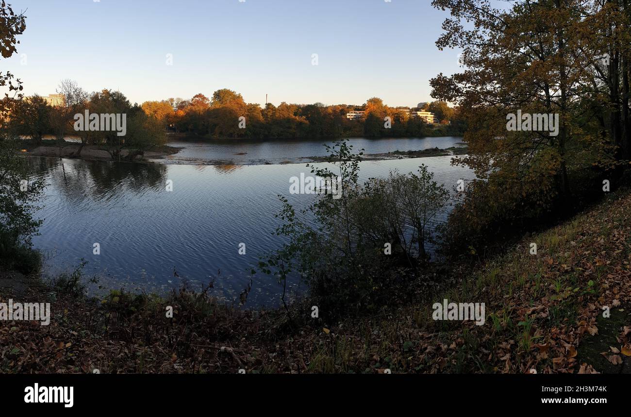 Spaziergang in Mülheim an der Ruhr Stock Photo