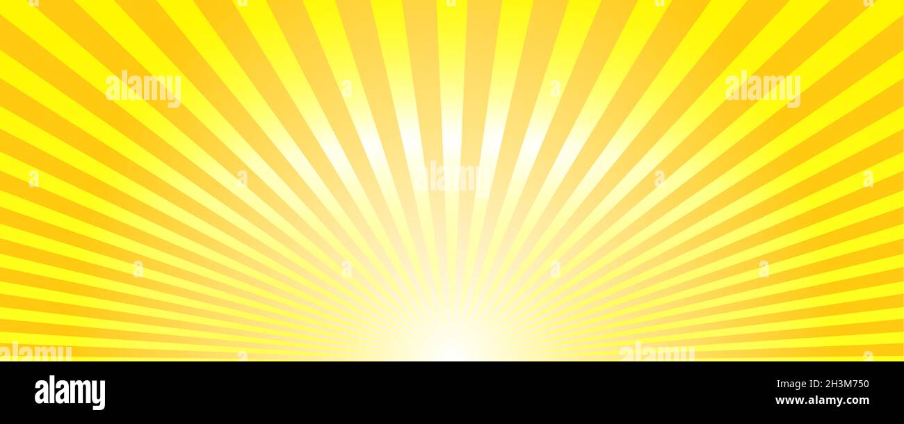 Abstract background with sun ray. Summer vector illustration for design Stock Vector