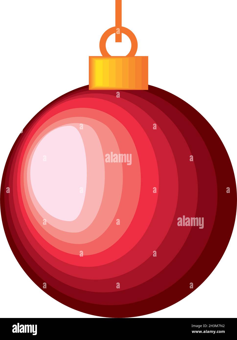 christmas red ball Stock Vector Image & Art - Alamy