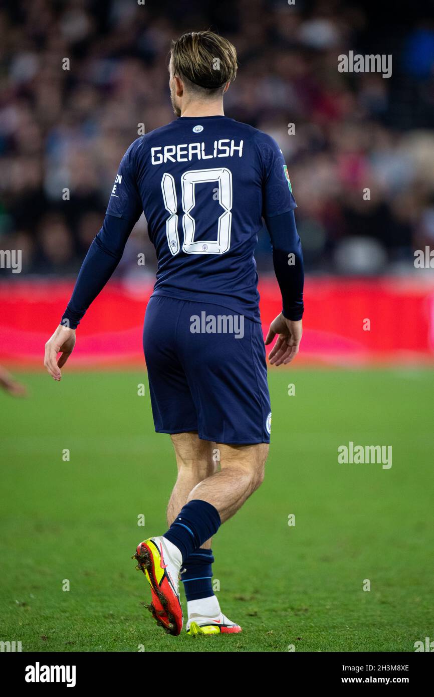 LONDON, ENGLAND - OCTOBER 27: Jack Grealish of Manchester City