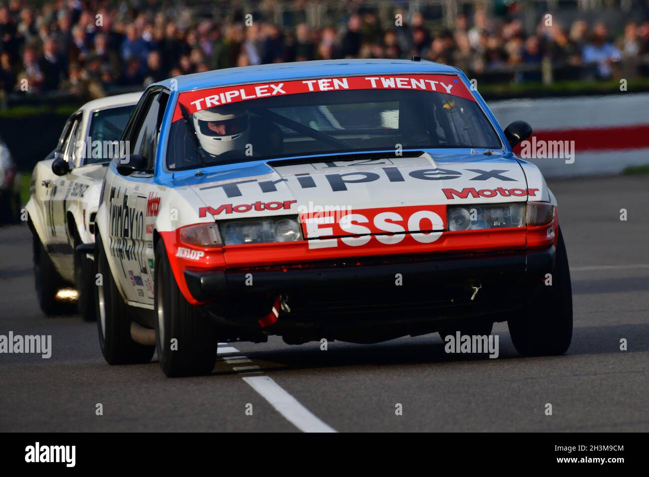 Adam Brindle, Rover 3500 SD1, Gerry Marshall Trophy, Group 1 Saloon cars that were racing in the years between 1970 and 1982, consisting of two heats, Stock Photo