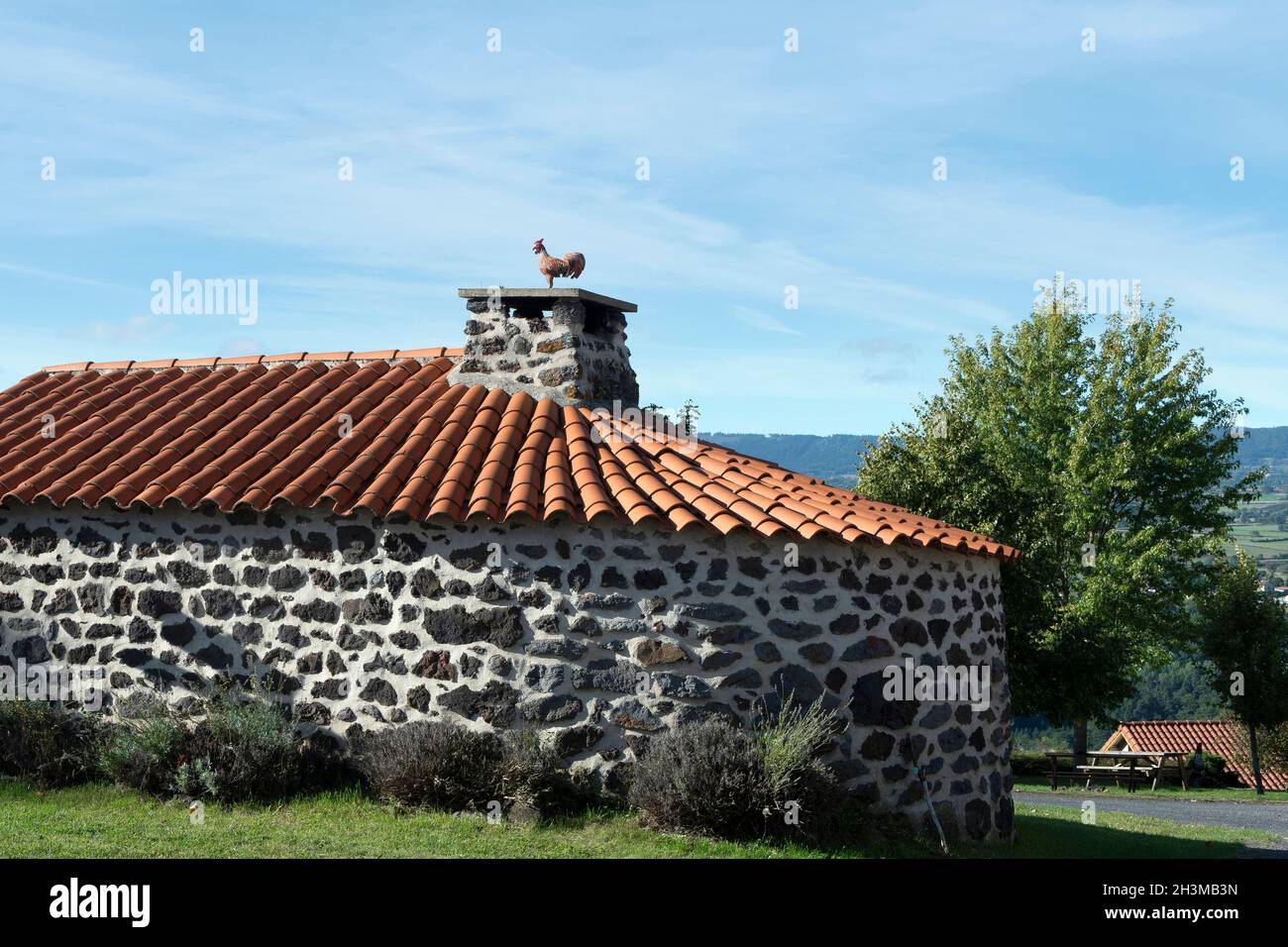 Ancient bread oven near Saint Vidal, Haute Loire department, Auvergne Rhone Alpes, France Stock Photo