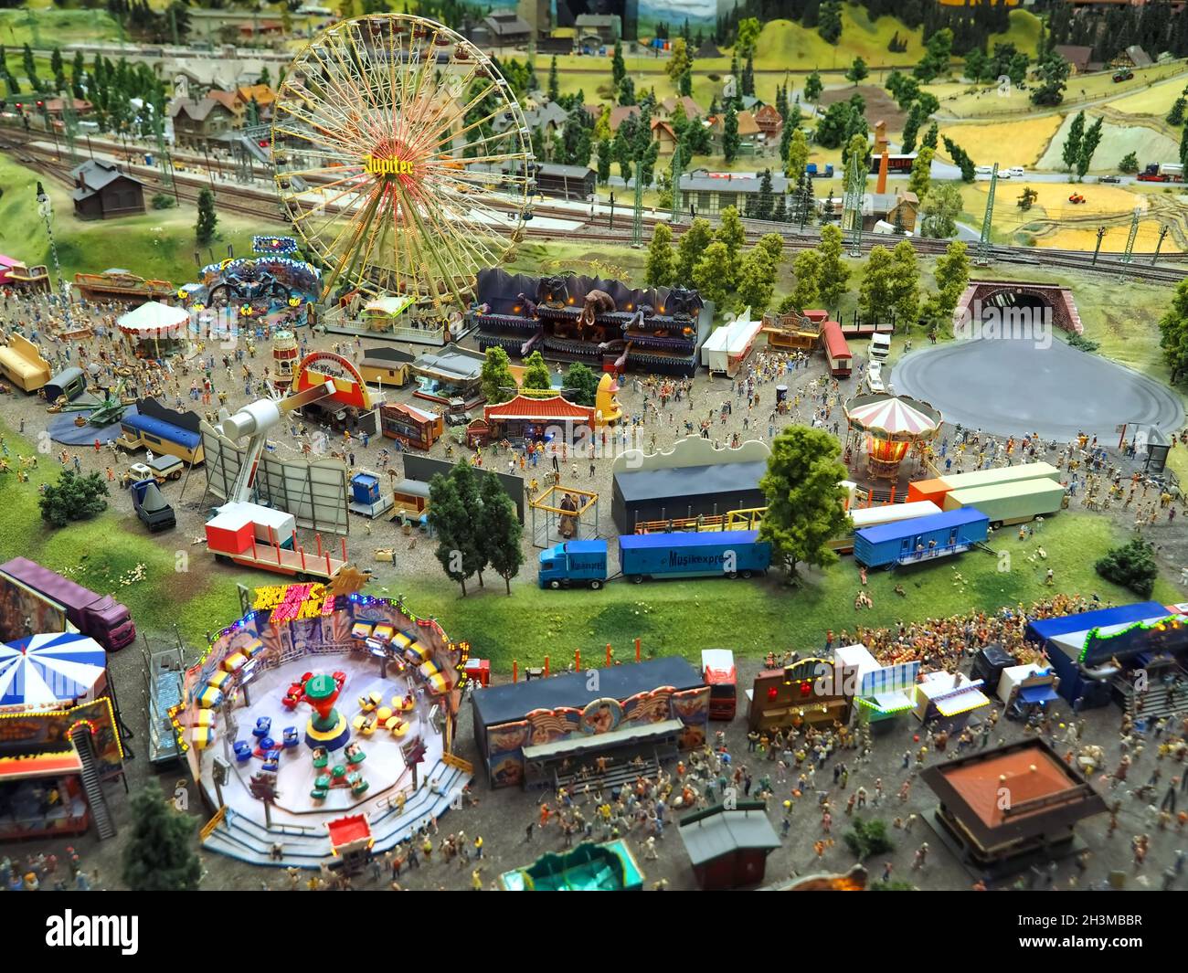 Inside the biggest model railroad of the world Miniatur Wunderland in