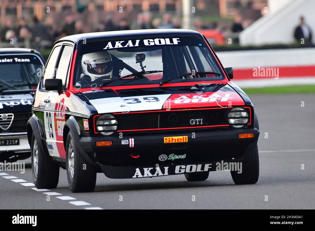 Mark Wilson, Volkswagen Golf GTi Mk1, Gerry Marshall Trophy, Group 1 Saloon  cars that were racing in the years between 1970 and 1982, consisting of tw  Stock Photo - Alamy